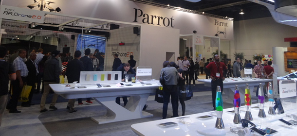Parrot's booth at CES 2014
